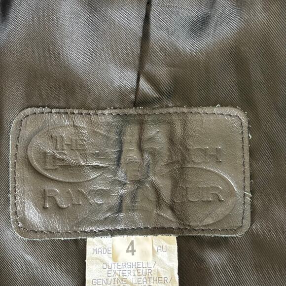 The Leather Ranch Vest Womens Large Zipper Moto Biker Motorcycle 90s Goth Y2K - Picture 11 of 15